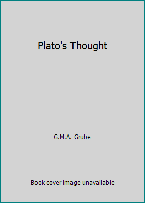 Plato's Thought B000XO33NY Book Cover