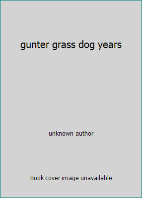 gunter grass dog years B001FTBGNA Book Cover