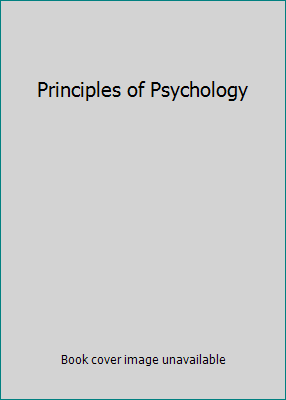Principles of Psychology B000H0IE60 Book Cover