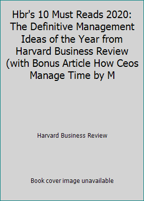 Hbr's 10 Must Reads 2020: The Definitive Manage... 1633698149 Book Cover