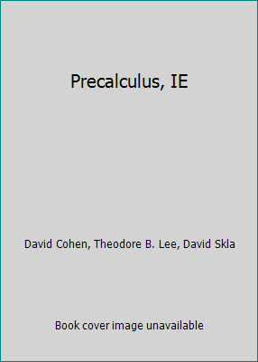 Precalculus, IE 1111428808 Book Cover