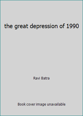 the great depression of 1990 B000LTQJD2 Book Cover