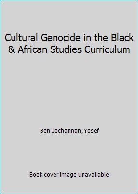 Cultural Genocide in the Black & African Studie... 0938818198 Book Cover