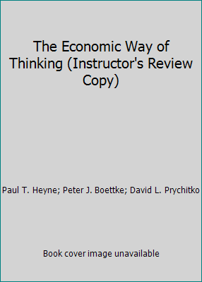 The Economic Way of Thinking (Instructor's Revi... 013603957X Book Cover