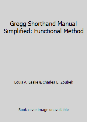 Gregg Shorthand Manual Simplified: Functional M... B0013CTWSU Book Cover