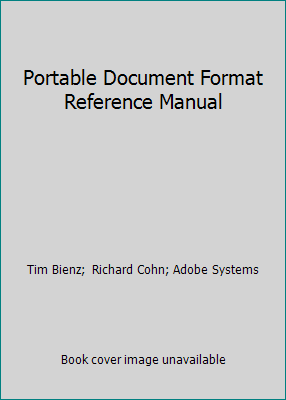 Portable Document Format Reference Manual 0201626284 Book Cover