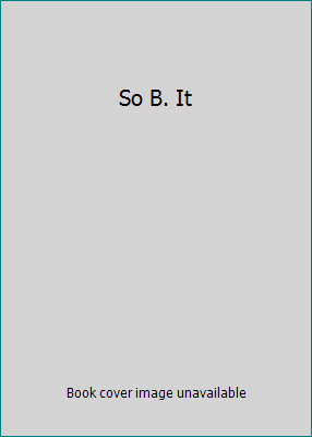 So B. It 0439799864 Book Cover