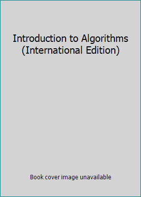 Introduction to Algorithms (International Edition) 8120321413 Book Cover