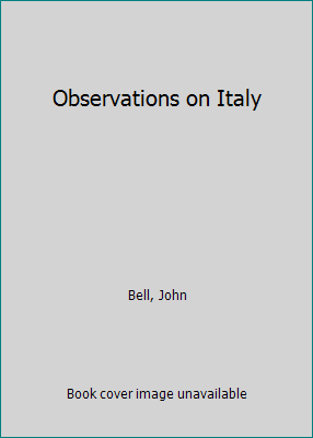 Observations on Italy 1108082866 Book Cover