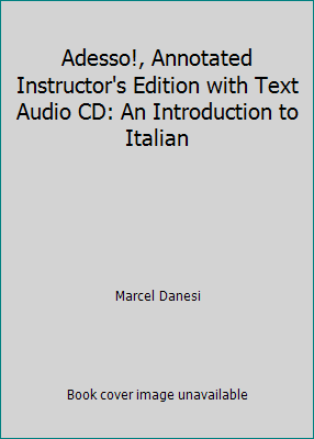 Adesso!, Annotated Instructor's Edition with Te... 0470425326 Book Cover