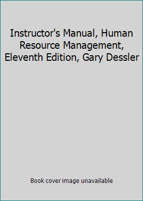 Instructor's Manual, Human Resource Management,... 0131746189 Book Cover