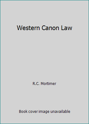Western Canon Law B00CC3L3RC Book Cover