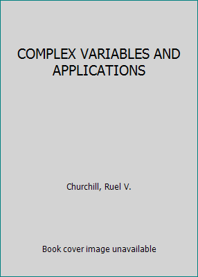 COMPLEX VARIABLES AND APPLICATIONS B005S0SKWM Book Cover