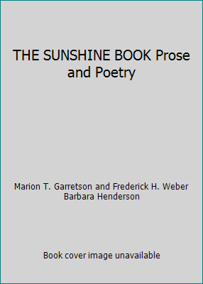 THE SUNSHINE BOOK Prose and Poetry B000BKCJ08 Book Cover