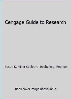 Cengage Guide to Research 1305671228 Book Cover