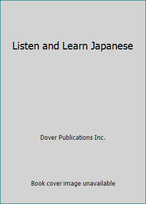 Listen and Learn Japanese 048620880X Book Cover