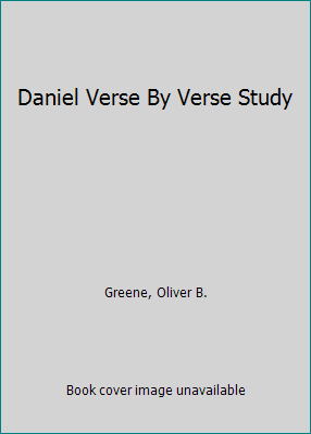 Daniel Verse By Verse Study B000J6YSIA Book Cover