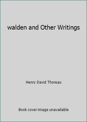 walden and Other Writings B002AR38RS Book Cover