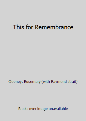 This for Remembrance B001J045MO Book Cover