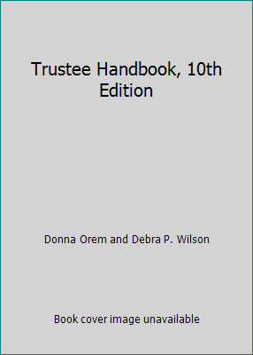 Trustee Handbook, 10th Edition 1631150030 Book Cover