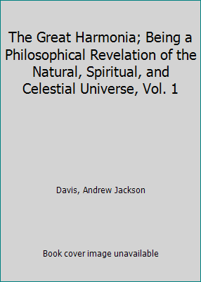 The Great Harmonia; Being a Philosophical Revel... 141811927X Book Cover