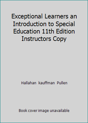 Exceptional Learners an Introduction to Special... 0205608337 Book Cover