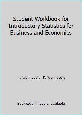 Student Workbook for Introductory Statistics fo... 0471097179 Book Cover