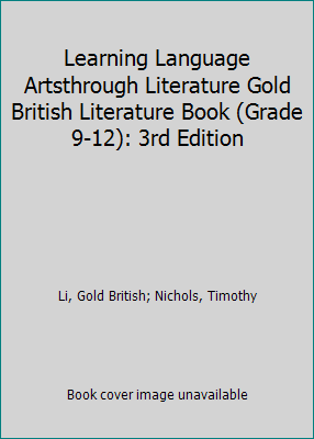 Learning Language Artsthrough Literature Gold B... 1929683324 Book Cover