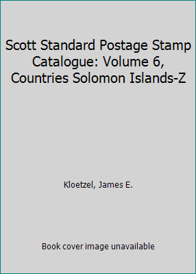 Scott Standard Postage Stamp Catalogue: Volume ... 0894872451 Book Cover