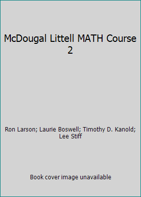 McDougal Littell MATH Course 2 0618638253 Book Cover