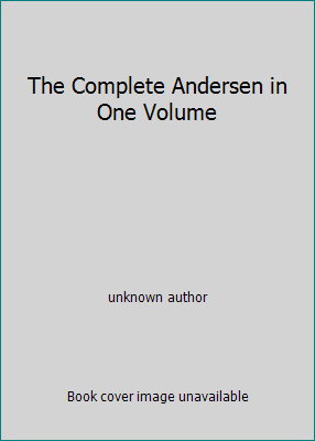 The Complete Andersen in One Volume B0014A6EFU Book Cover