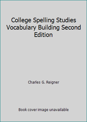 College Spelling Studies Vocabulary Building Se... B001HC433A Book Cover