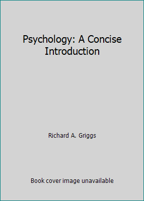 Psychology: A Concise Introduction 0716767155 Book Cover