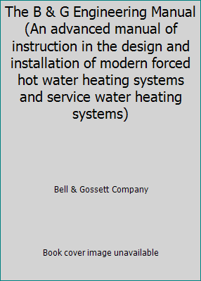 The B & G Engineering Manual (An advanced manua... B000JLBLZ8 Book Cover