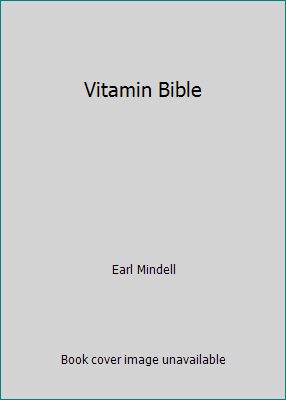 Vitamin Bible 0446303003 Book Cover