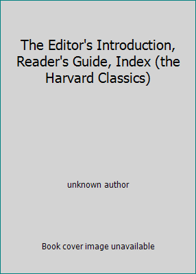 The Editor's Introduction, Reader's Guide, Inde... B000LZ9U7S Book Cover