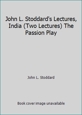 John L. Stoddard's Lectures, India (Two Lecture... B000Z2PZ44 Book Cover