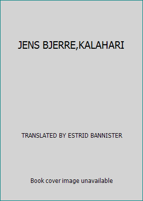 JENS BJERRE,KALAHARI B0032GRY0S Book Cover