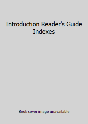 Introduction Reader's Guide Indexes B000K7GOIU Book Cover