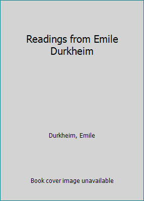 Readings from Emile Durkheim 0853129010 Book Cover