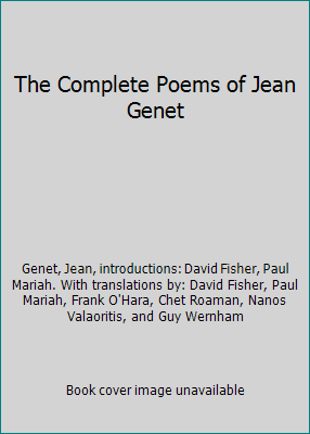 The Complete Poems of Jean Genet [Unknown] B00DDDNOFY Book Cover