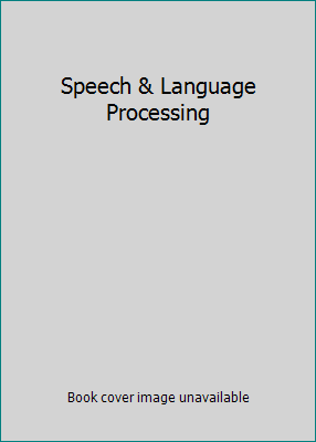 Speech & Language Processing 8178085941 Book Cover
