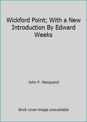 Wickford Point; With a New Introduction By Edwa... B000OKHGJ4 Book Cover