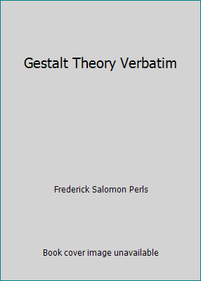 Gestalt Theory Verbatim 0553104705 Book Cover