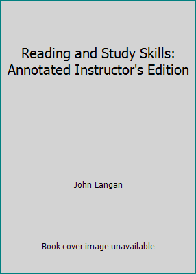 Reading and Study Skills: Annotated Instructor'... 0073285099 Book Cover