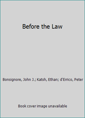 Before the Law 0495914916 Book Cover