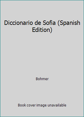 Diccionario de Sofia (Spanish Edition) [Spanish] 8440678851 Book Cover