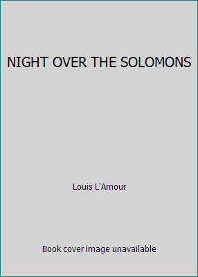 NIGHT OVER THE SOLOMONS 0712618341 Book Cover