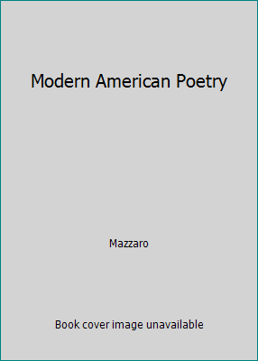 Modern American Poetry B000JDATYA Book Cover