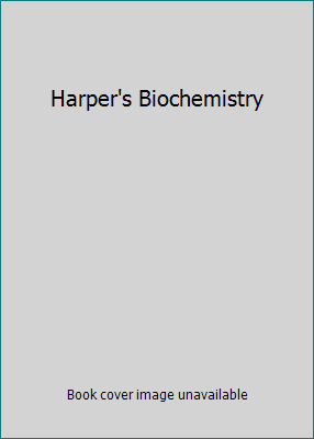 Harper's Biochemistry 0838536123 Book Cover